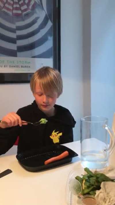 My Son Doesn&rsquo;t Think Wasabi Is That Strong (OC)