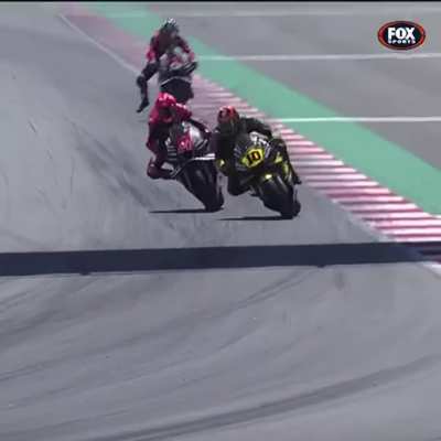 MotoGP driver thinks race is over with one lap remaining