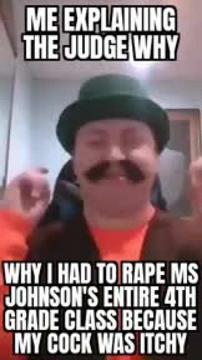 your honor, rubbing it just didnt do it