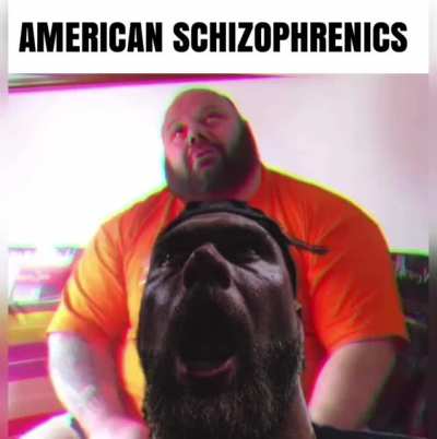 Even &lsquo;Mericuh does schizophrenia better 😎