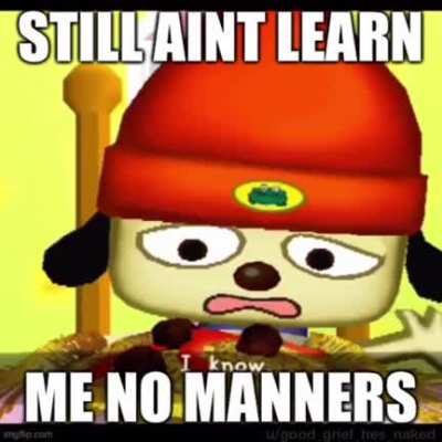 Parappa doesn&rsquo;t give a swag