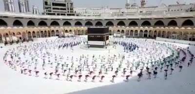 Social distancing in Makkah, 2020. Can you imagine how comfortable their Tawaf is?