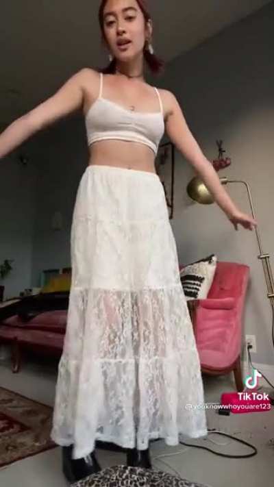 Thin white shirts for the win