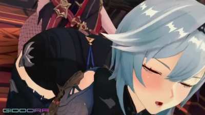 Eula &amp;amp; Futa Rosaria (Giddora) [Genshin Impact]