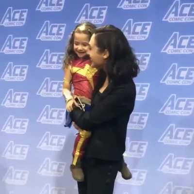 When you dress up like her and you get to meet her in person.....