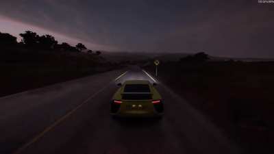 FH5 with no HUD during a storm is beautiful