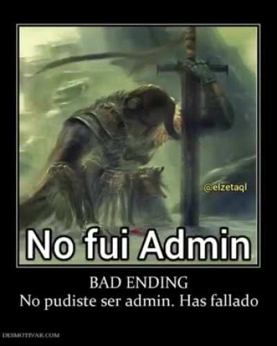 No fui Admin