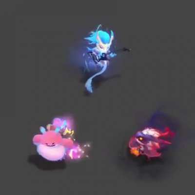 Video of the 3 dragon little legends's ctrl3 together. Credits to @paul_jarvis and @oscar_coen on twitter.