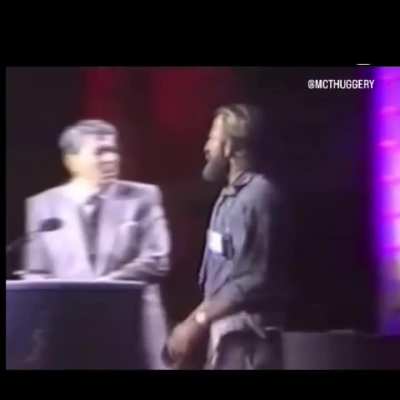 When Richard Springer, an anti-nuclear arms activist, interrupted President Reagan&rsquo;s speech