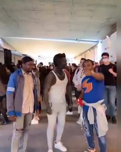 Least "he a little confused but he got the right spirit" Turk