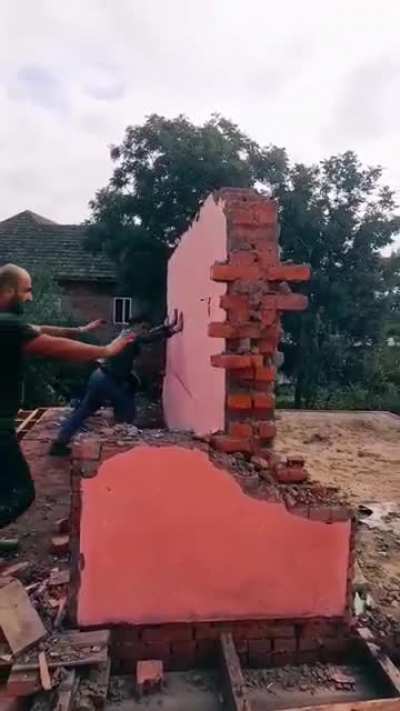 WCGW if we push this wall over?