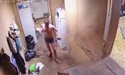 Normal day around the house.