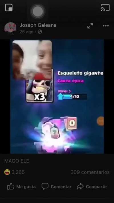 Kid gets a legendary card in clash royale