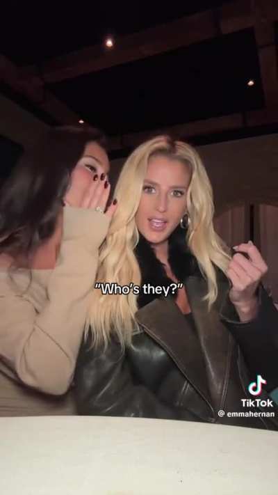 This is how you know Emma is morally aligned with her man - the slight to G just to hit at chrishell
