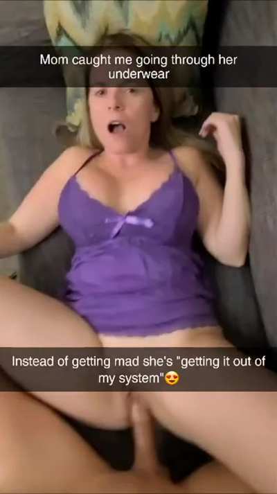 Son gets to fuck mom after being caught