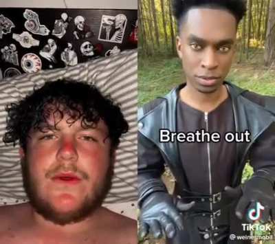 breathe out