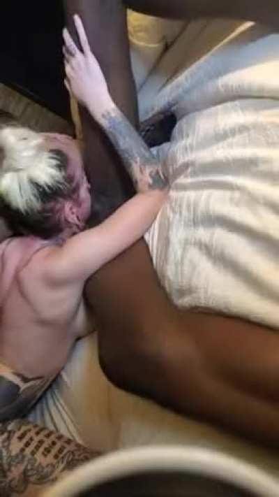 9 black cocks using 2 white after party gangbang sluts