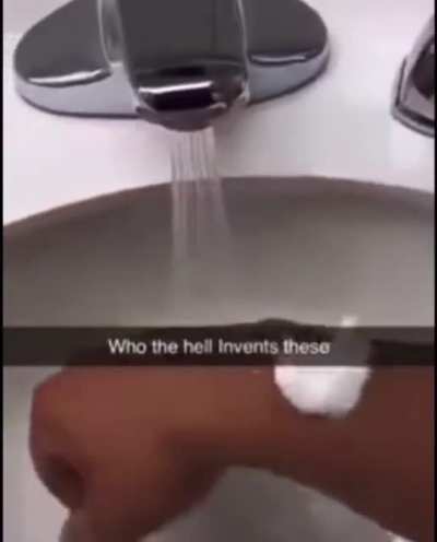 Goofy ahh soap dispenser 💀