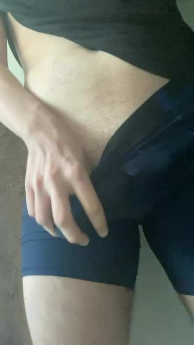 My 18 year old cock can finally breathe. Now if only I had someone&rsquo;s mouth to use&hellip;