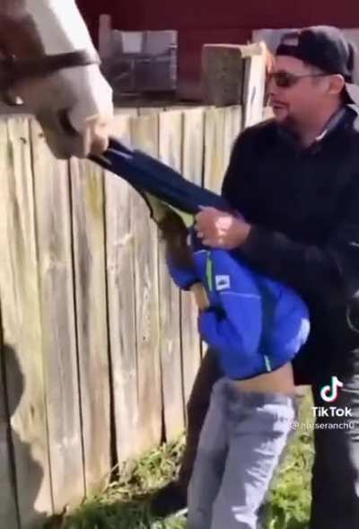 Give him the god damn string beans.