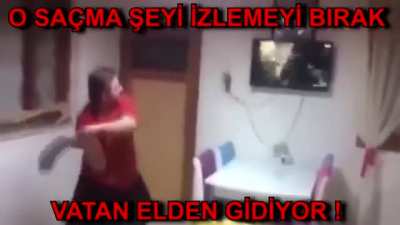 offff düştüm