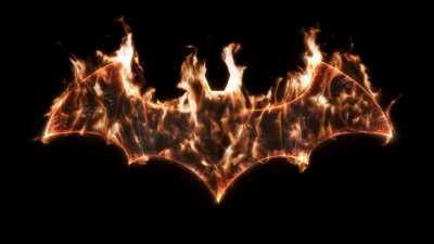 I Used The Flaming Batman Logo Directly From The First Arkham Game And Enhanced It To 1920x1080 240FPS...Smooth As Butter