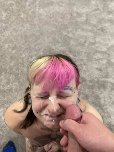 Daddy painted my whole face 🥵