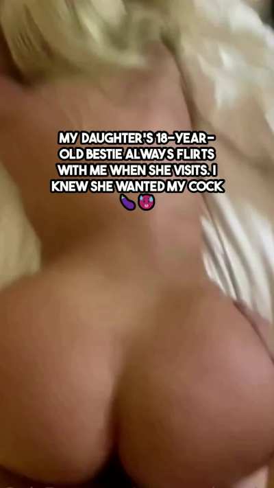 My Daughter&rsquo;s Hot Blonde Friend Has a Sexy Piece of Ass (ImageFap TabooCap)