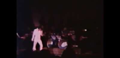 Something rare for you all! Elvis singing 'Trouble' live in Las Vegas, August 1973, he performed this song during this engagement then once in 1975 when introducing 'T-R-O-U-B-L-E' and then once in '77