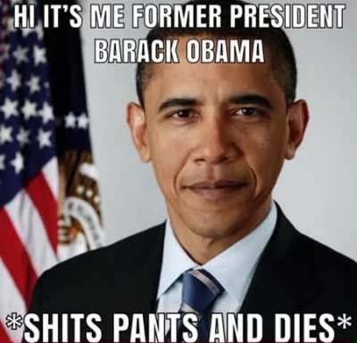 Mr. Obama has an announcement😳