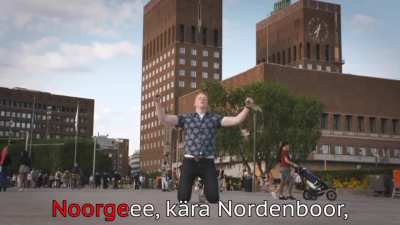 Kort k&auml;rleksmeddelande till Norge