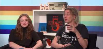 Sadie doing Vecna&rsquo;s voice during interview | November 2025