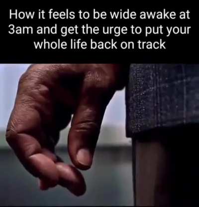 But you never do it