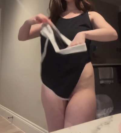 Clothes off or on?