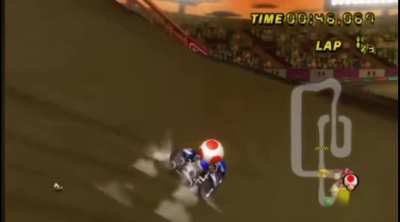 If you ever played Mario Kart Wii, you can understand his pain.