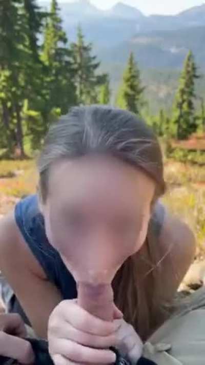 Do you think you&rsquo;d like a BJ on a mountain or nah