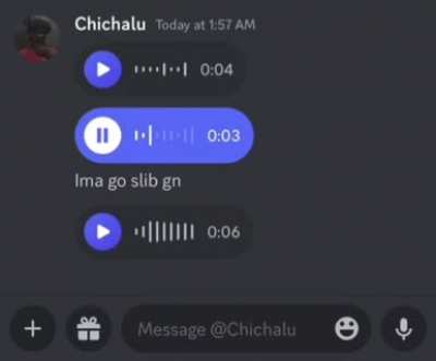 Discord added voice messages 🗿