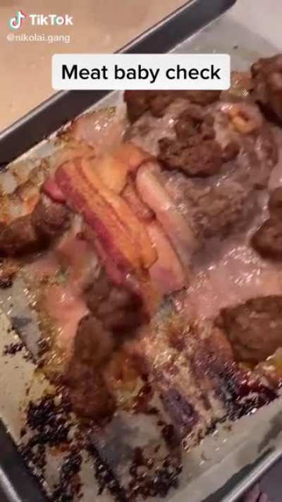 Bacon diapers cook so well