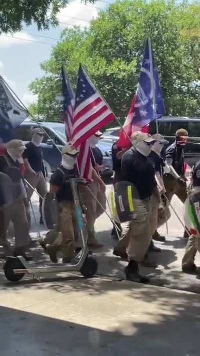 Fascists strolling through Austin