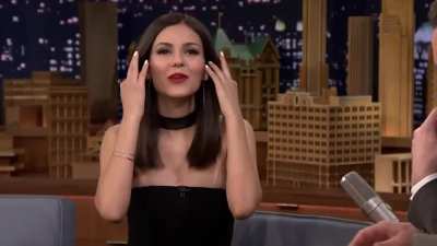 She Does Her Impression of The Rock