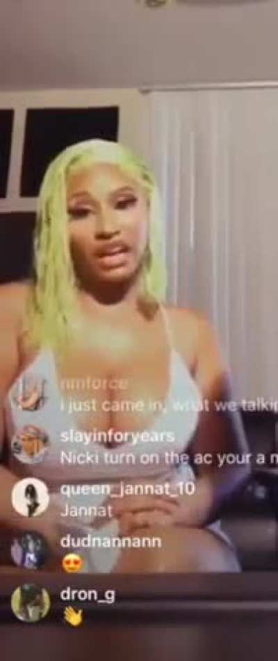 Nicki likes cum on her ass confirmed