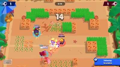 Carl&rsquo;s gadget allows him to score through walls