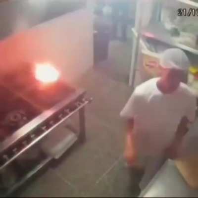 if a bowl of water did that to grease fire, what would the whole ocean do?