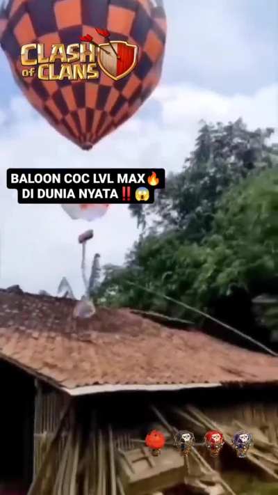 Max lvl balloon clash of clans