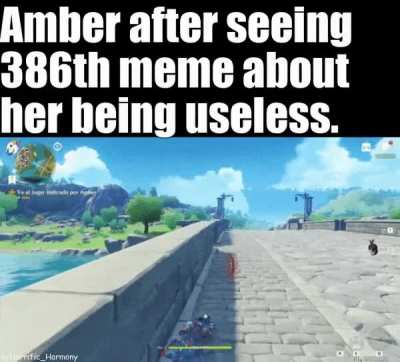 Sad Amber noises.