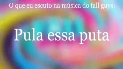 Toda Vez Que Vou Jogar Fall Guys &eacute; Bem Isso