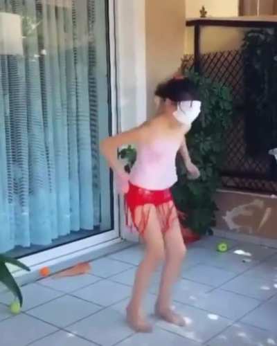 Skipping without a rope...
