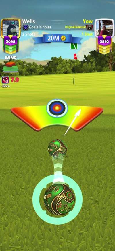 Opponent hit this shot &amp;amp; the game ended. He won.