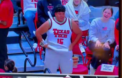 Dylan spotted at a Texas Tech basketball game trying to get a last minute offer