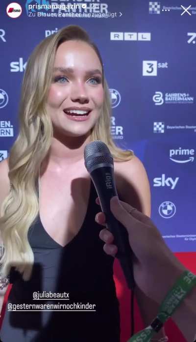Interview mit dem Prisma Magazin beim &bdquo;Blauer Panther Award&ldquo;